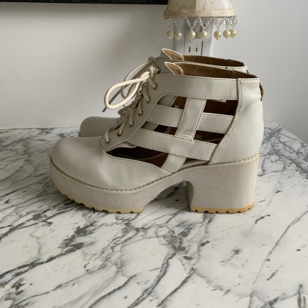 Leather Bootie Shoes 7